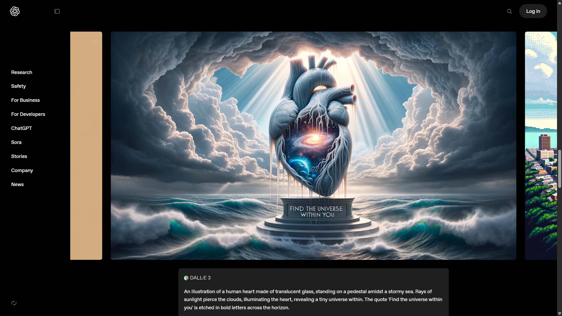 Using ChatGPT to create Midjourney image-generation prompts, screenshot image.