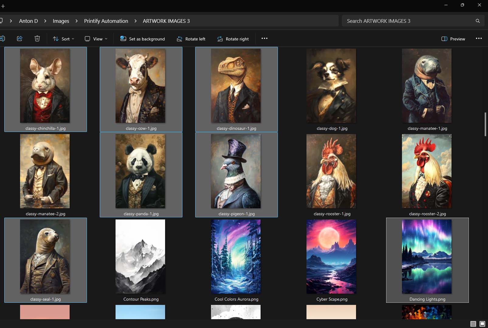 Fast, efficient AI artwork image curation.