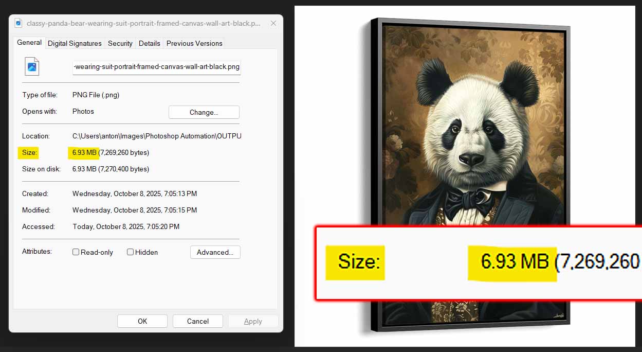 Large, uncompressed print-on-demand artwork image with huge file size.