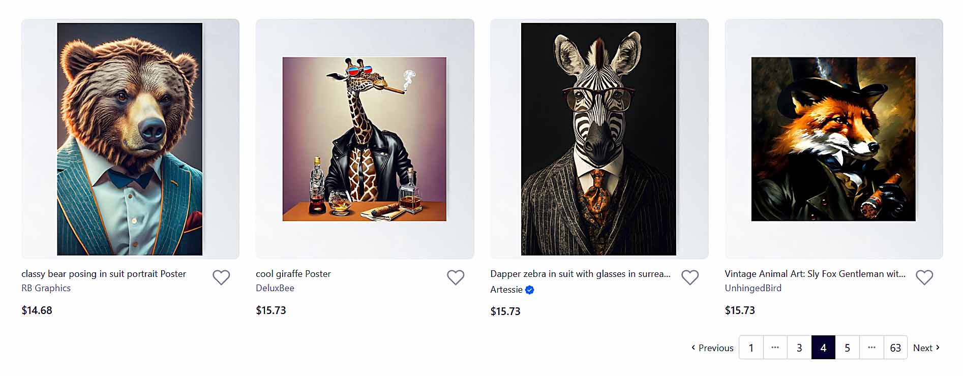 Print-on-demand store with large collection of recommended products to increase session time.