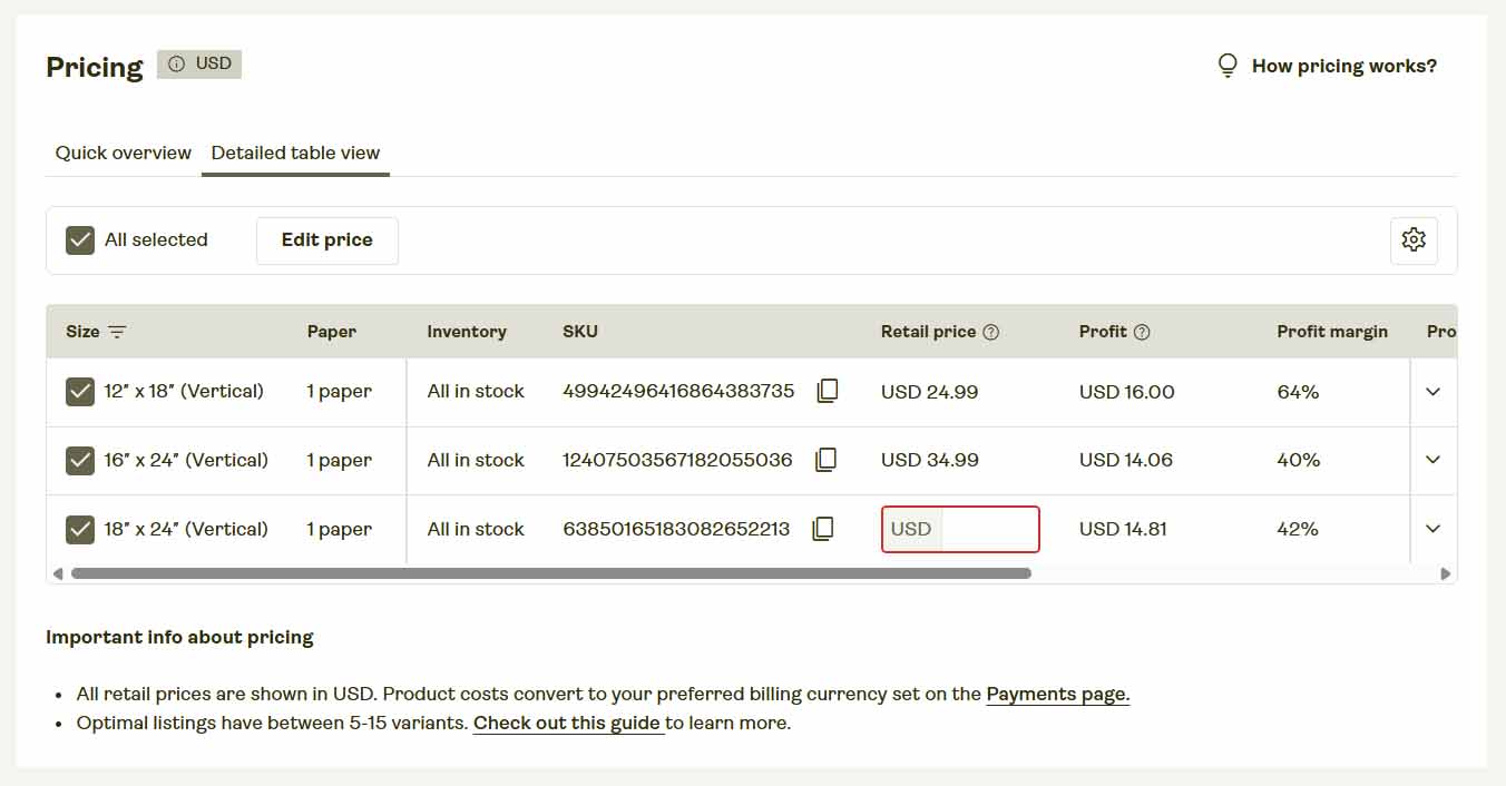 Slow, manual process of creating print-on-demand products one at a time.