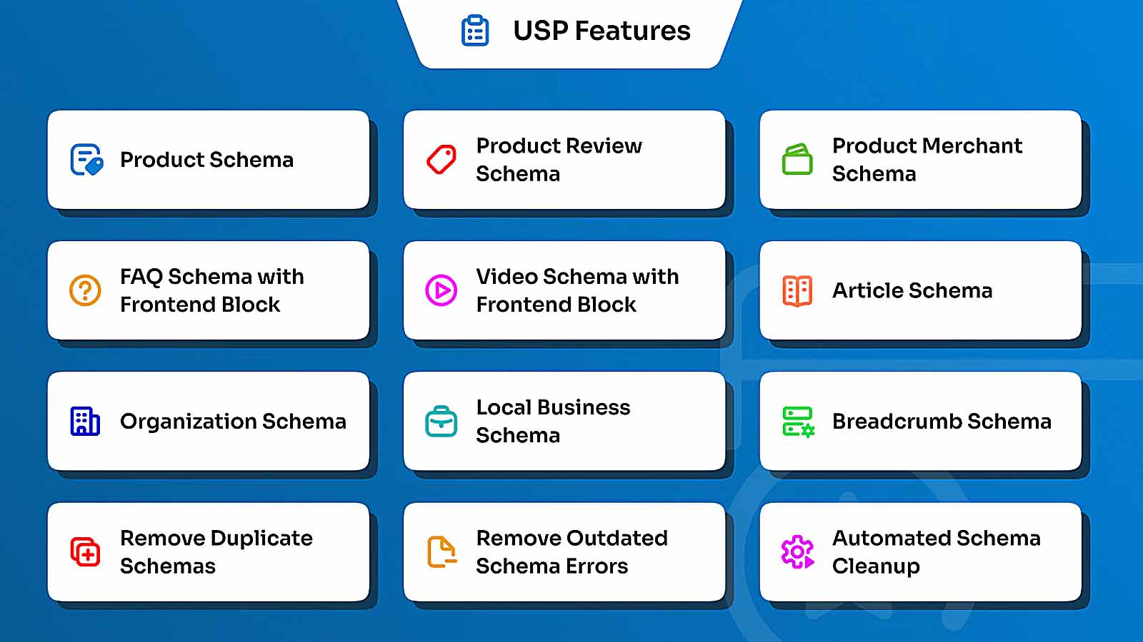 Webrex: SEO Schema & JSON-LD app for Shopify, screenshot.